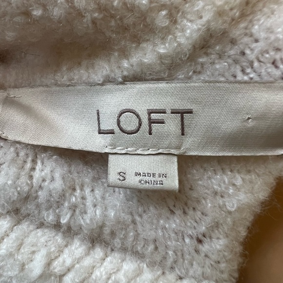 Loft Ivory Collared Sweater - Picture 5 of 7